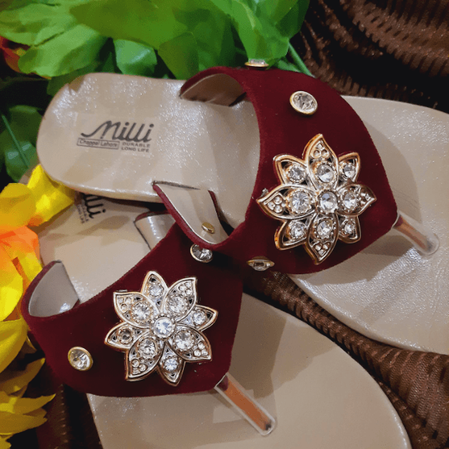 New Fancy 04 Stylish Ladies Slippers For Women And Girls